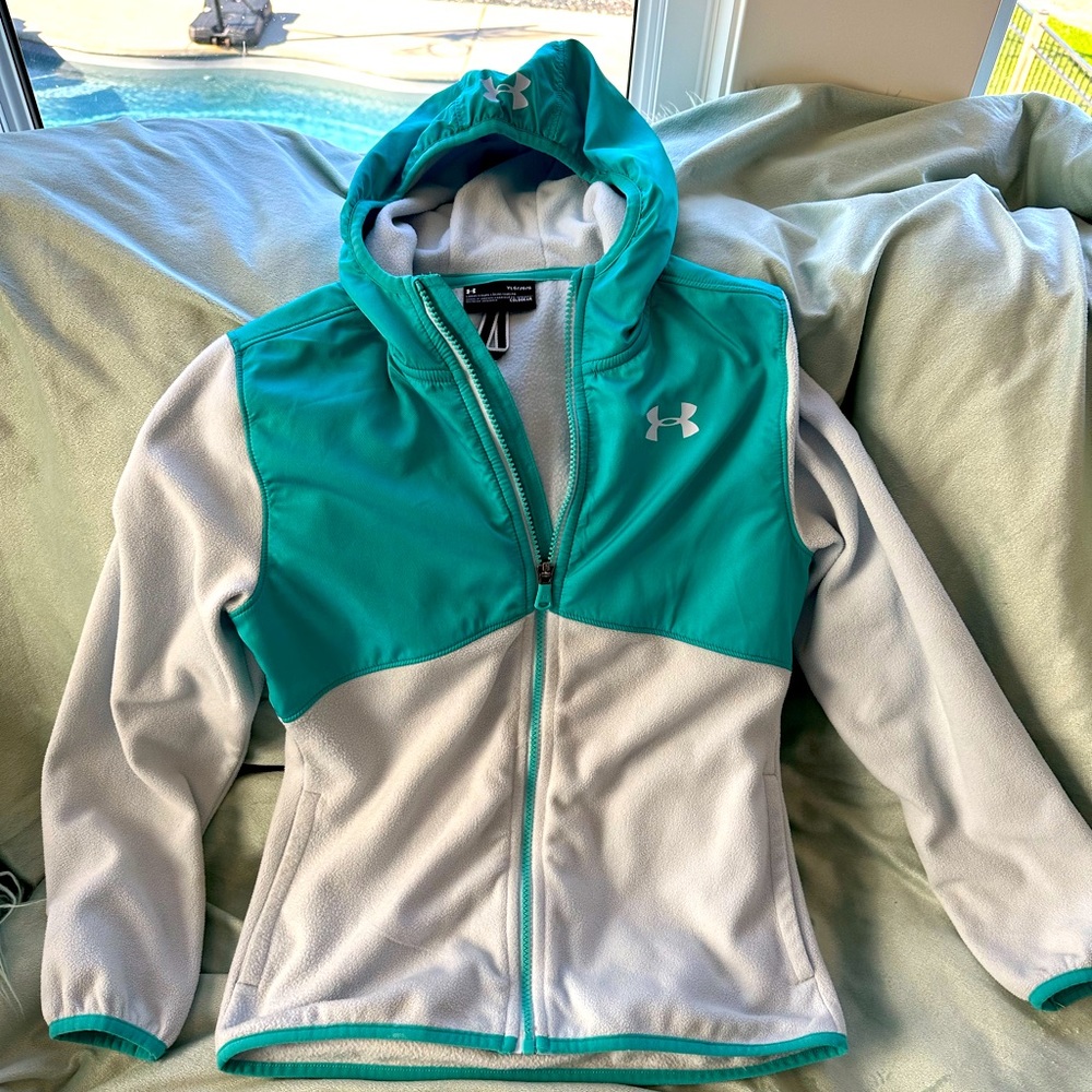 Girls UA soft zip up